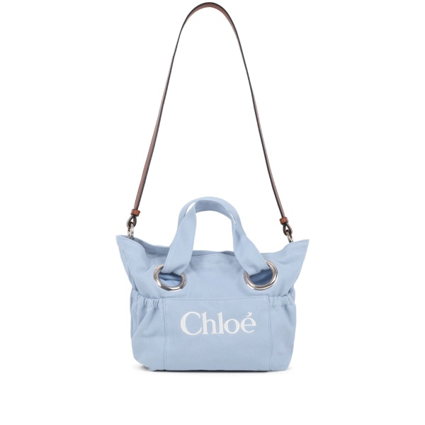 eyelet-detail tote bag