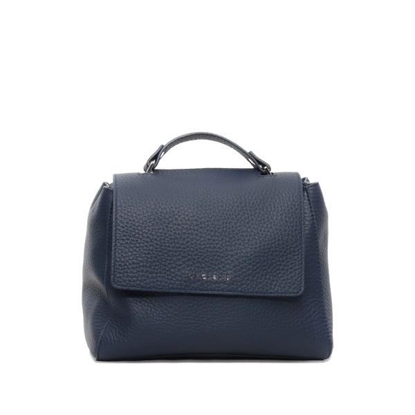 flap-closure shoulder bag