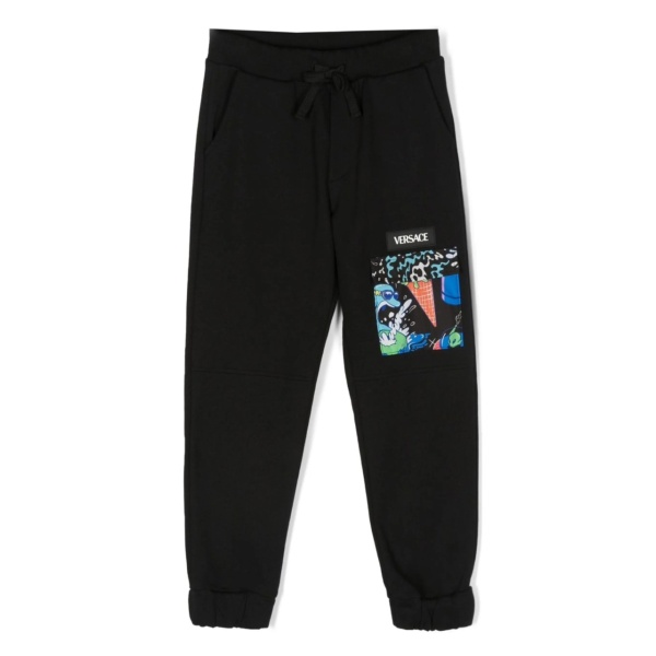 flap-pocket track pants