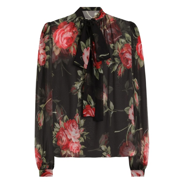 floral blouse