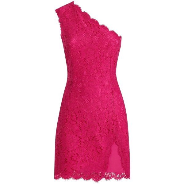 floral-lace mini dress