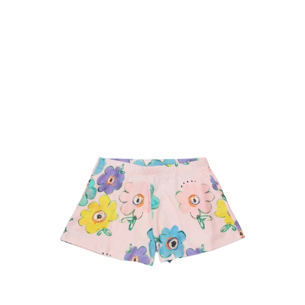 floral-print shorts