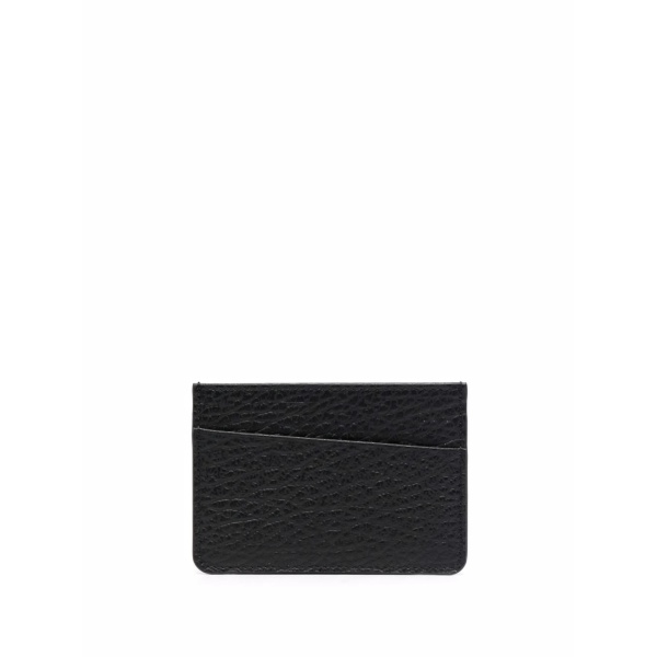 four-stitch leather card holder