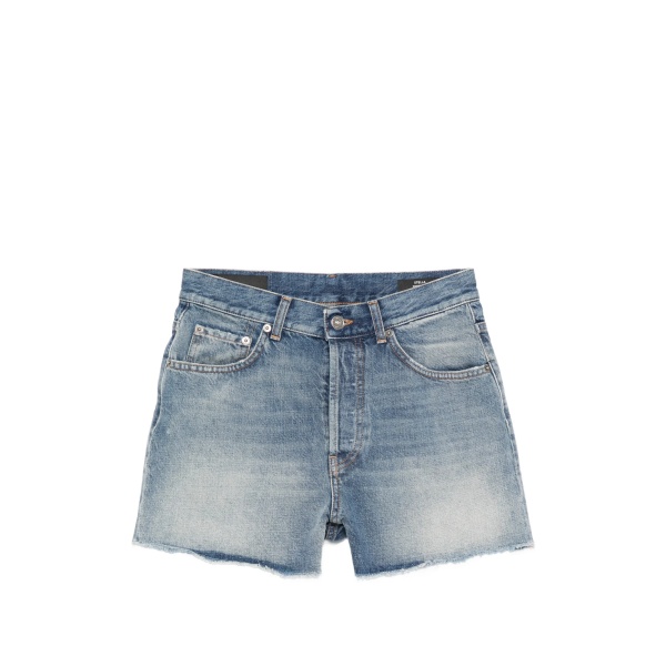frayed denim shorts