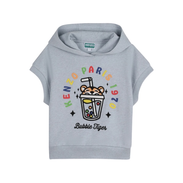 graphic-embroidered hoodie