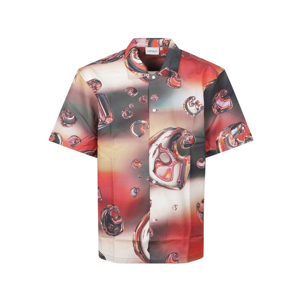 graphic-pattern shirt