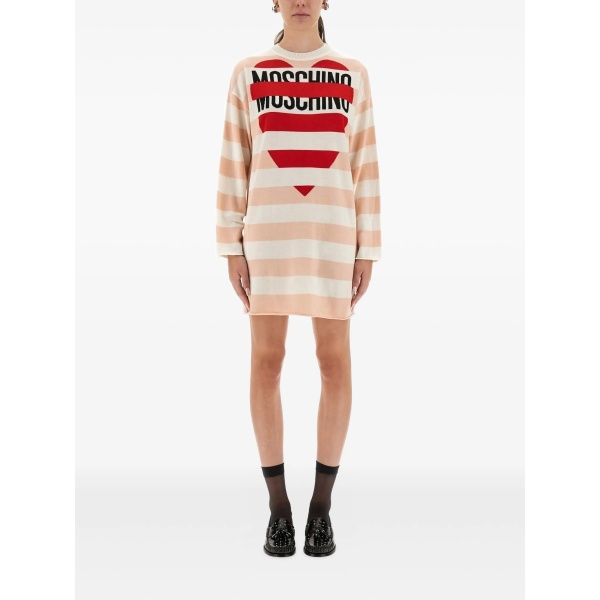 heart striped dress