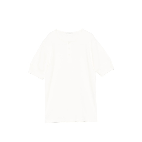Henley ribbed top