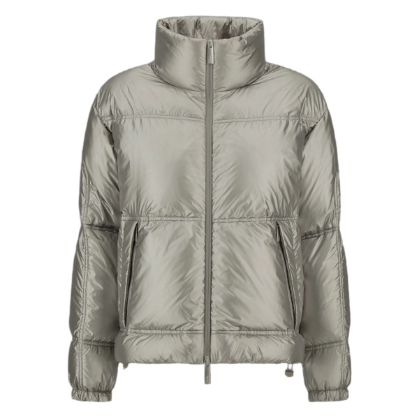 high-neck puffer jacket