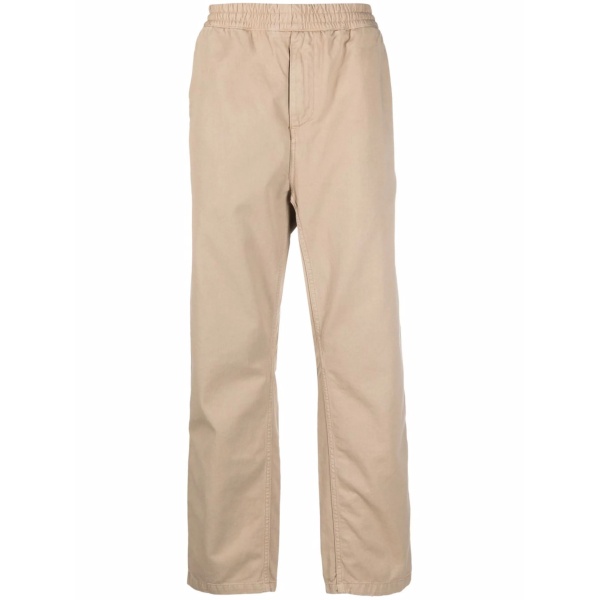 high-rise straight-leg trousers