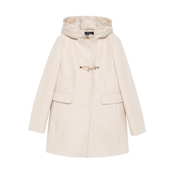 hooded coat