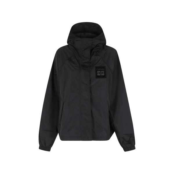 hooded lightweight jacket