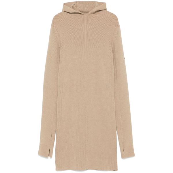 hooded mini dress