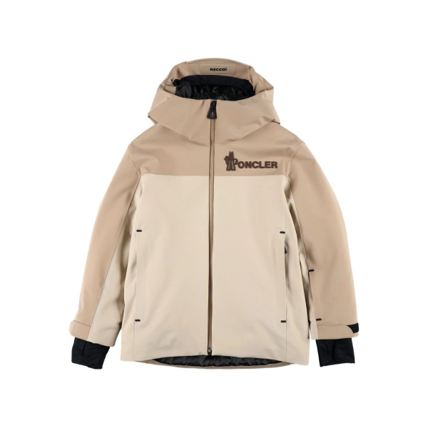 hooded padded coat