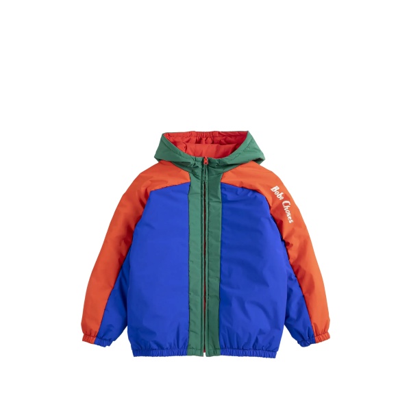 hooded reversible coat