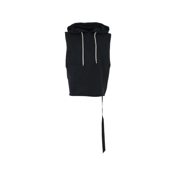hooded sleeveless top