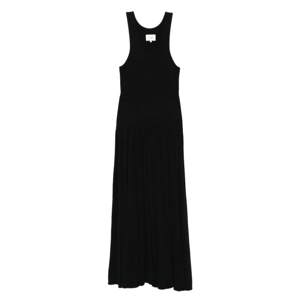 Jada racer-back gathered maxi dress