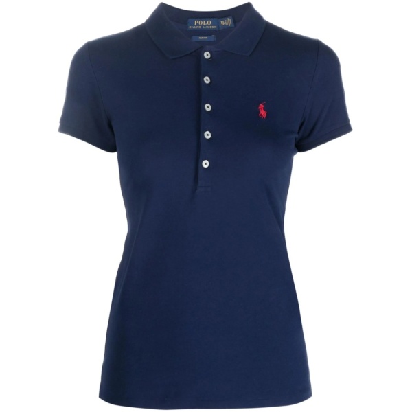 Julie logo-embroidered polo shirt