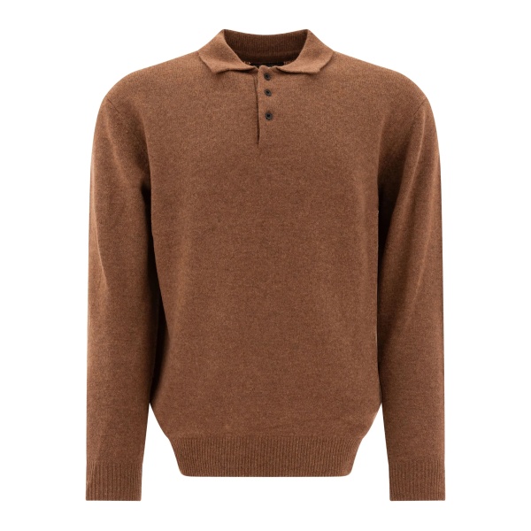 knitted polo shirt