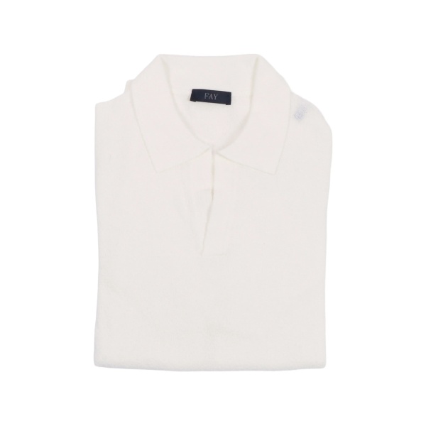 knitted polo shirt