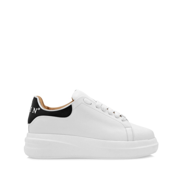 lace-up leather sneakers