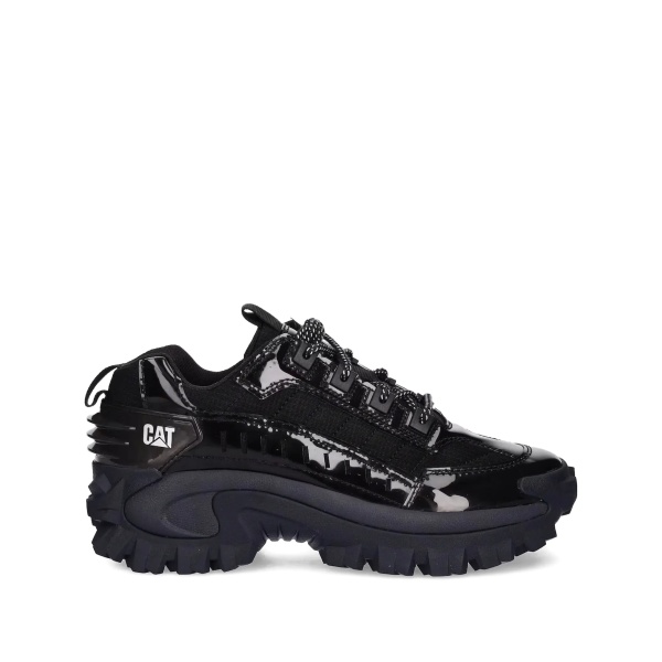 lace-up padded-collar sneakers