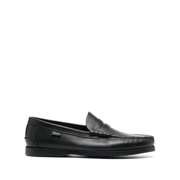 leather penny loafers