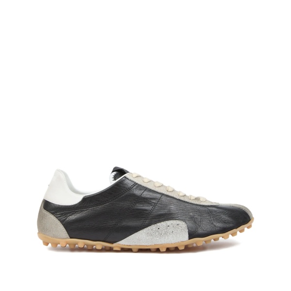 leather sneakers
