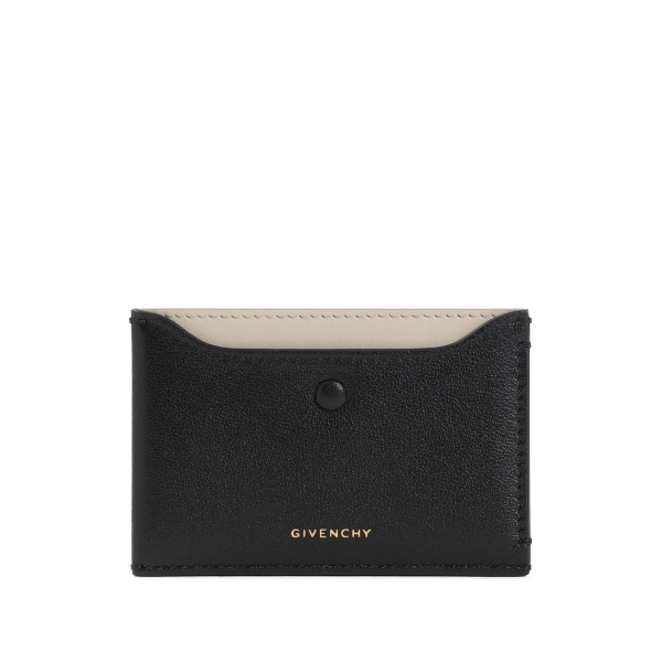 leather two-tone cardholder