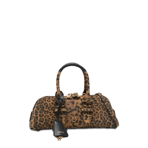leopard-print tote bag