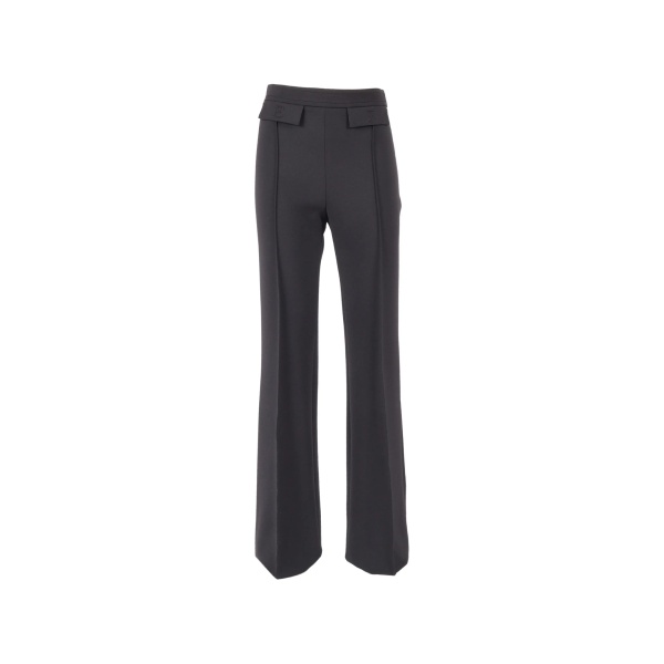 letter-detail trousers