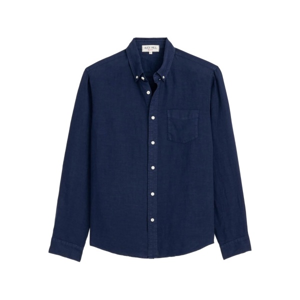 linen long-sleeve shirt
