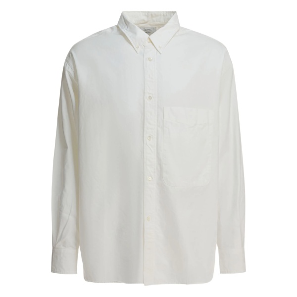 Lisa button-up chest-pocket shirt