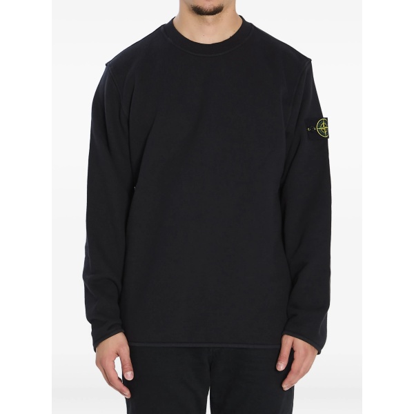 logo-badge crew-neck sweatshirt