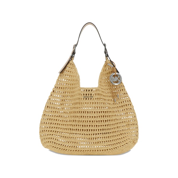 logo-charm shoulder bag