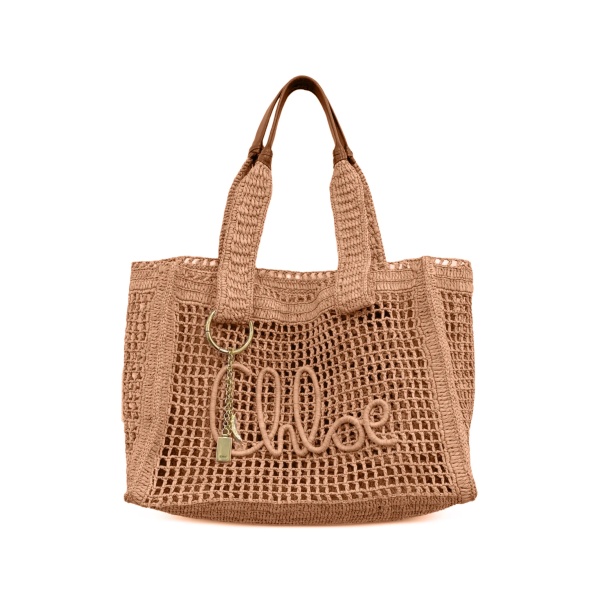 logo charm tote bag