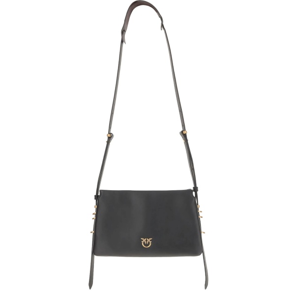 logo-detail calfskin crossbody bag
