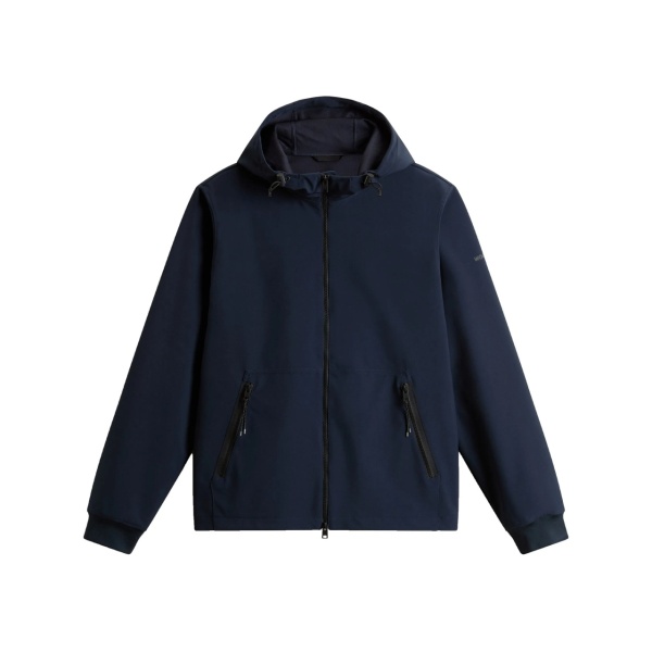logo-embossed jacket