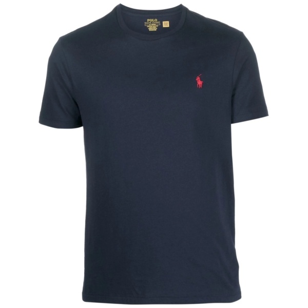 logo-embroidered cotton T-shirt