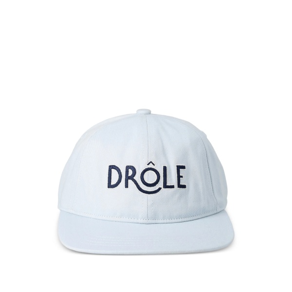 logo-embroidered hat