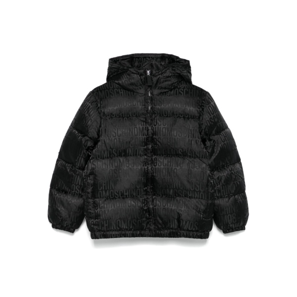 logo-jacquard jacket
