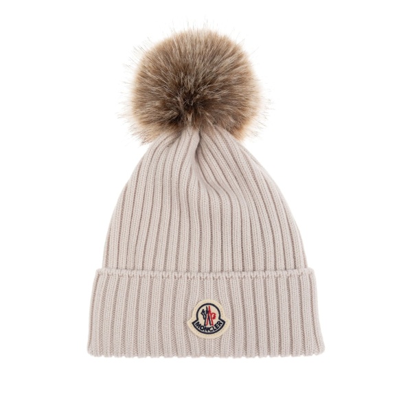 logo-patch beanie hat