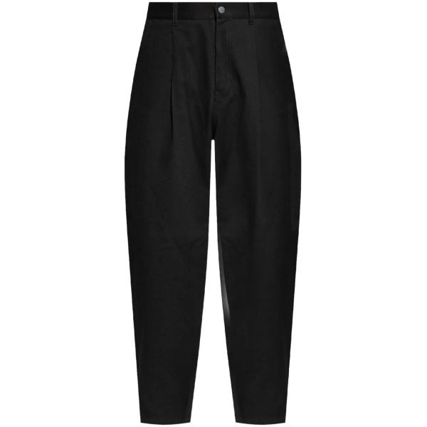 Logo patch trousers