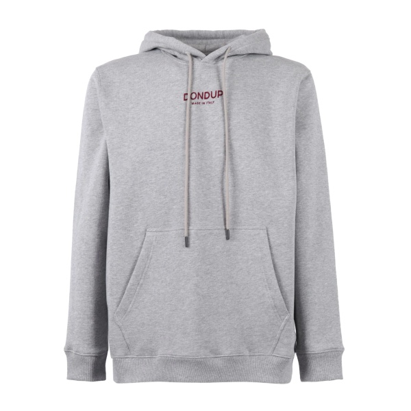 logo-print cotton hoodie