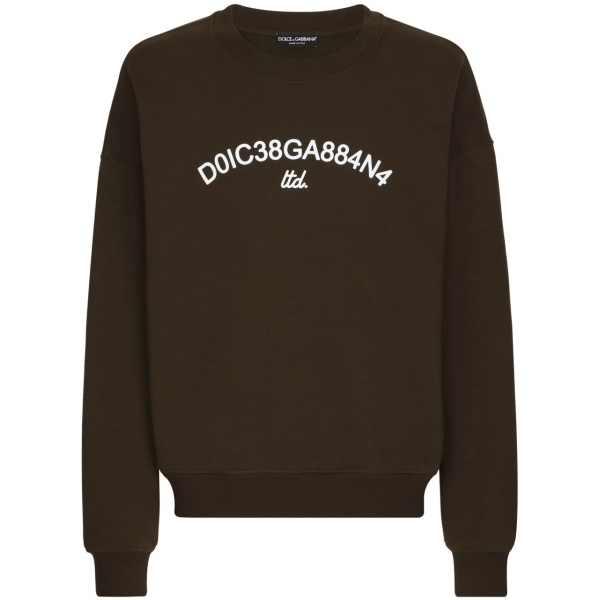 logo-print cotton sweatshirt