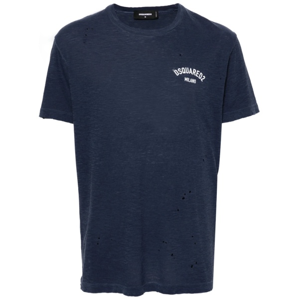 logo-print cotton T-shirt