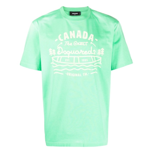 logo-print cotton T-shirt