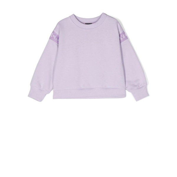 logo-print crew neck sweatshirt