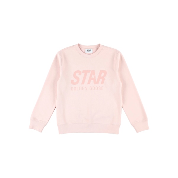 logo-print fleece sweatshirt