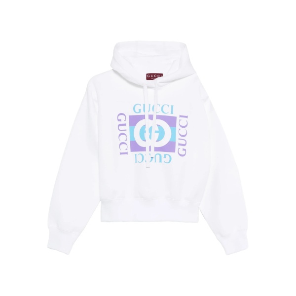 logo-print hoodie